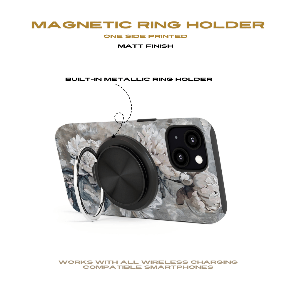 Peony Painting Magnetic Induction Charger