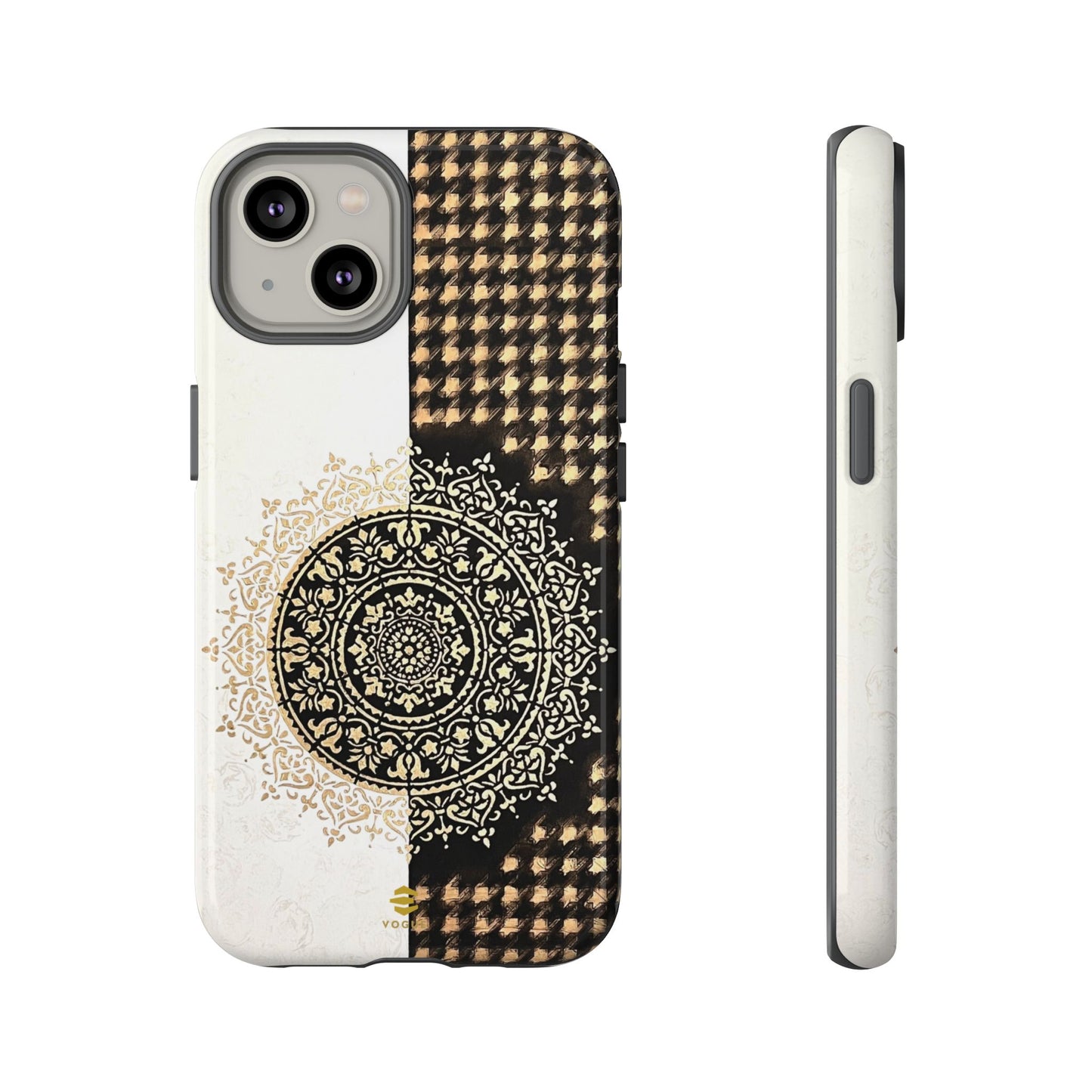 Funda para iPhone con pintura abstracta de mandala