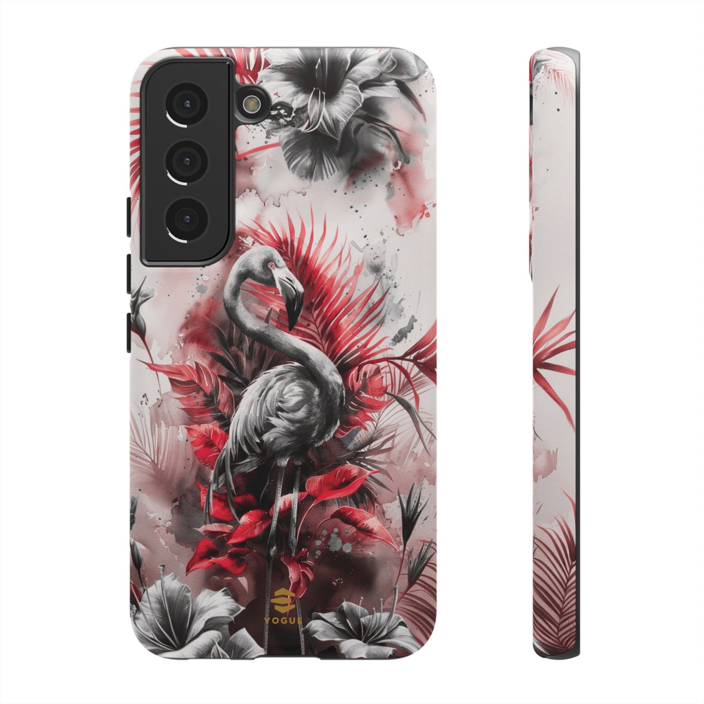 Flamingo Tropical Design Tough Phone Case Samsung