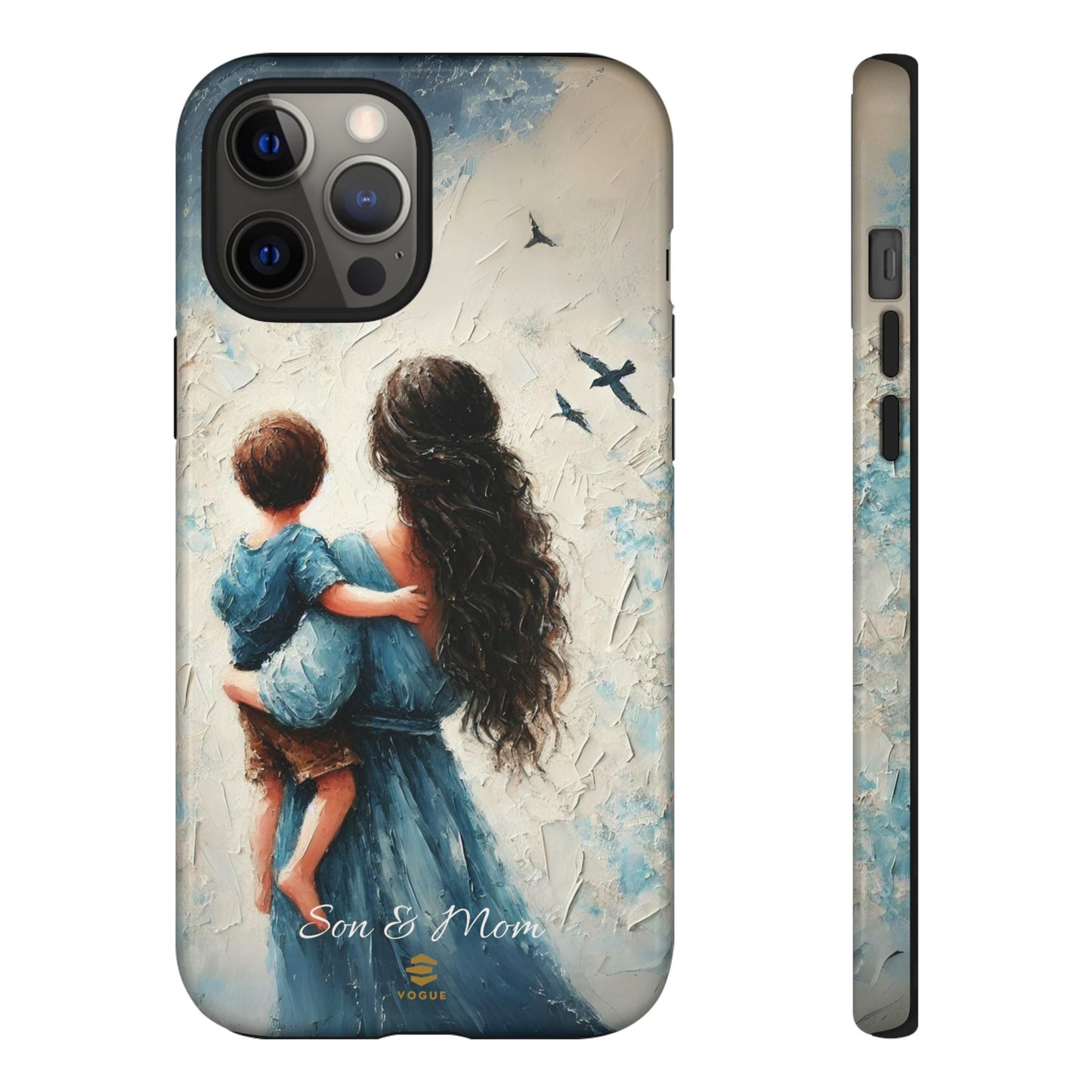 Custom Son & Mom iPhone Tough Case