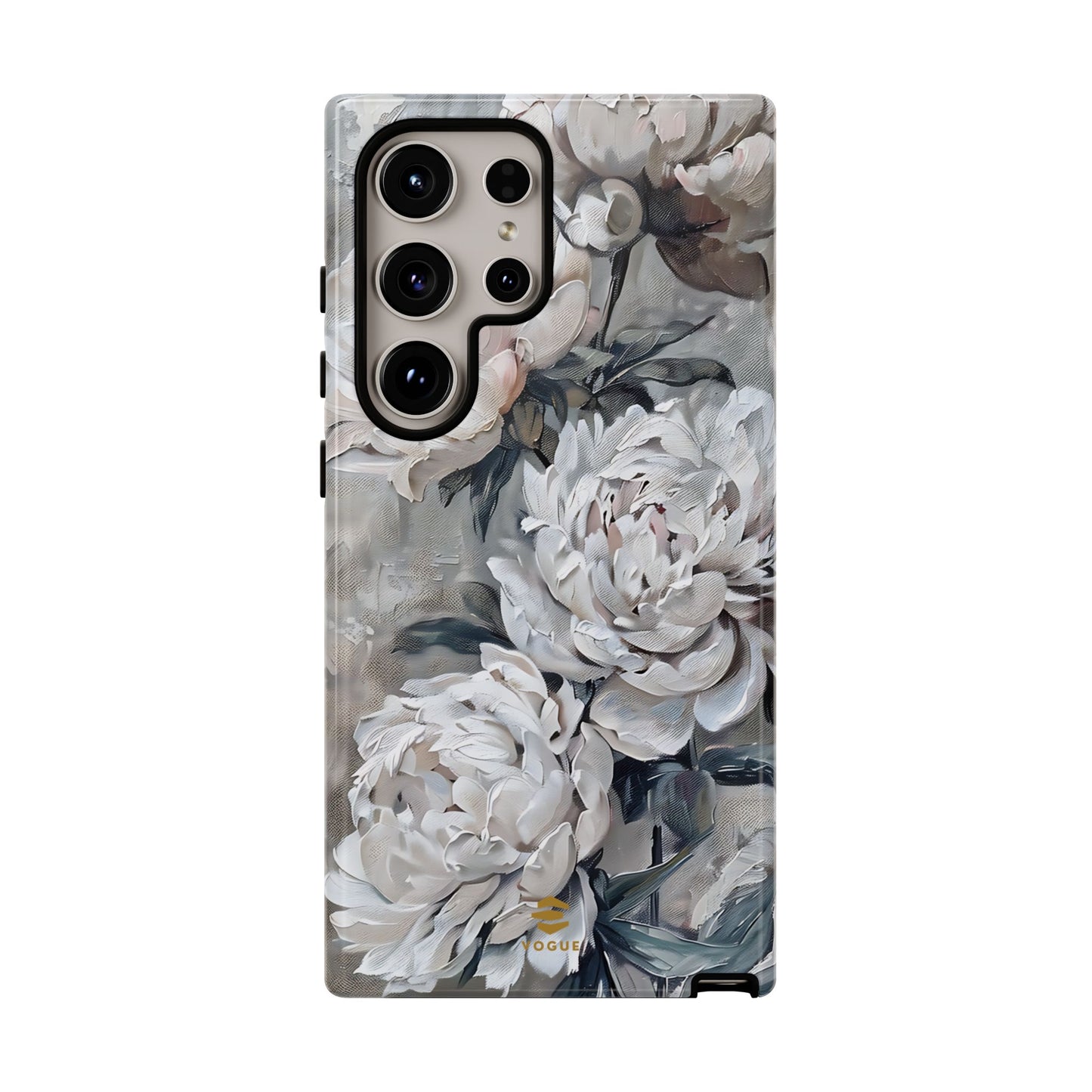 Funda para Samsung con pintura de peonías