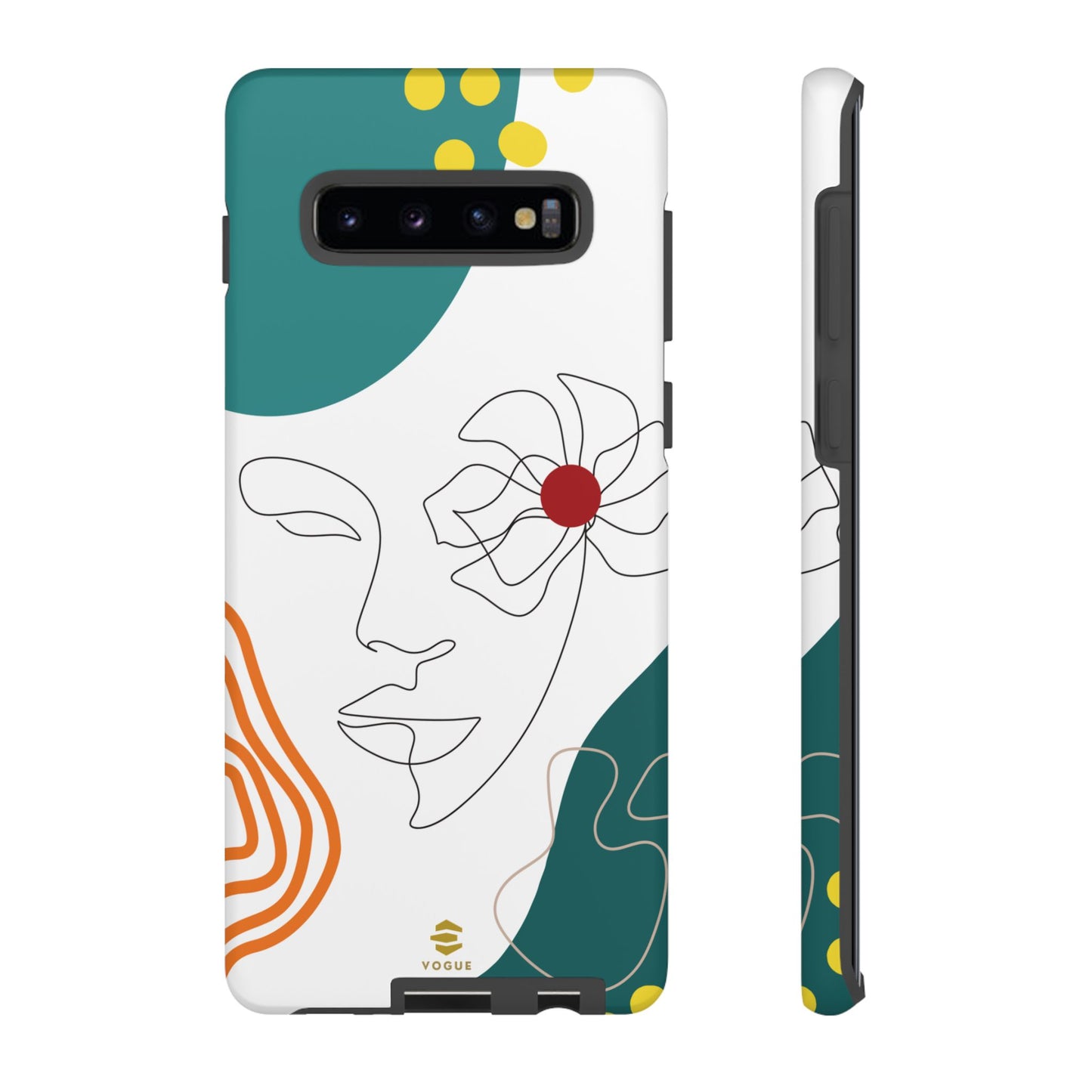 Women Face Line Art Phone Case Samsung