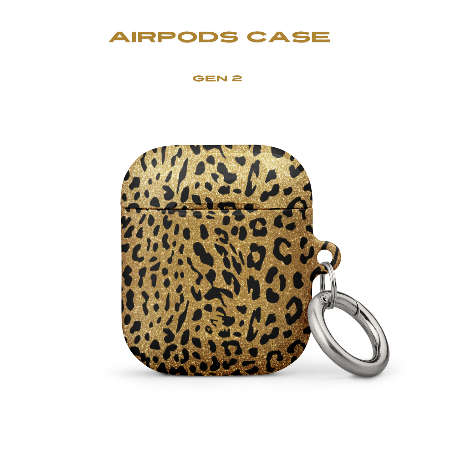 AirPod-Hüllen mit goldenem Leopardenmuster