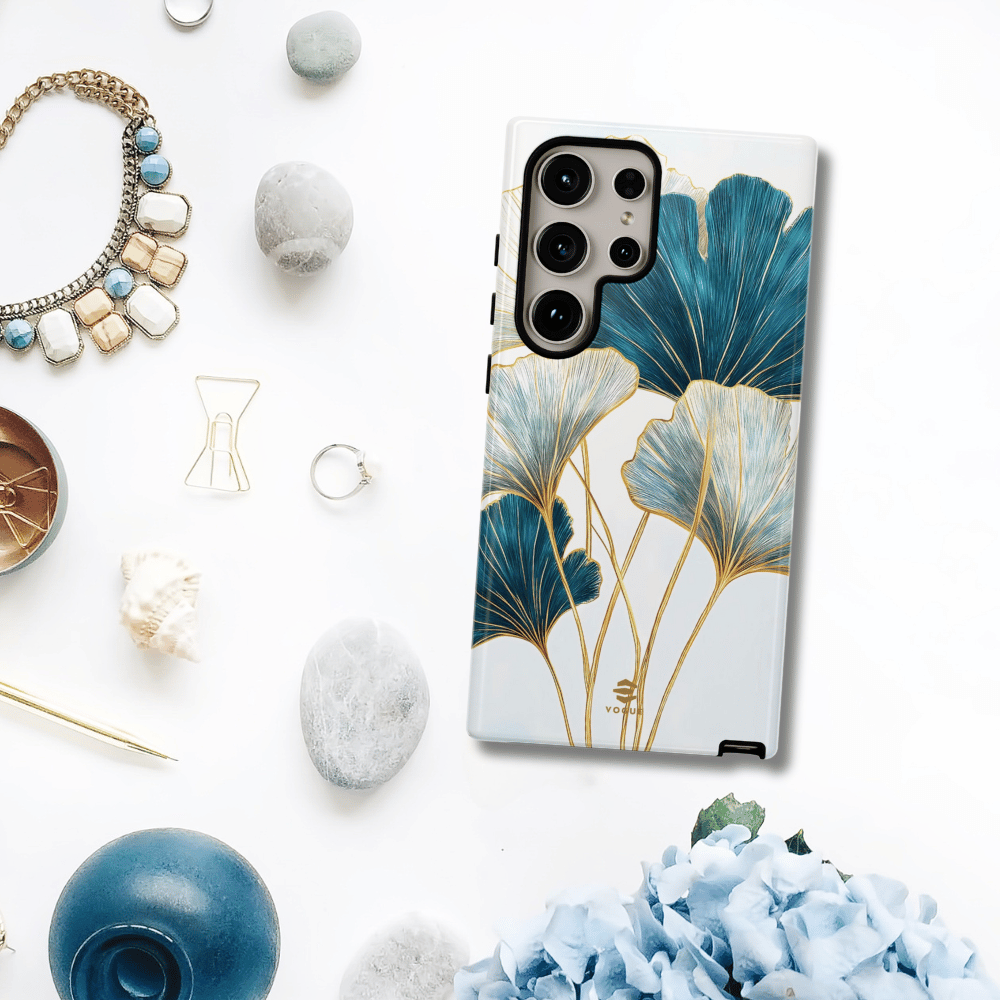 Botanical Line Art Tough Phone Case Samsung
