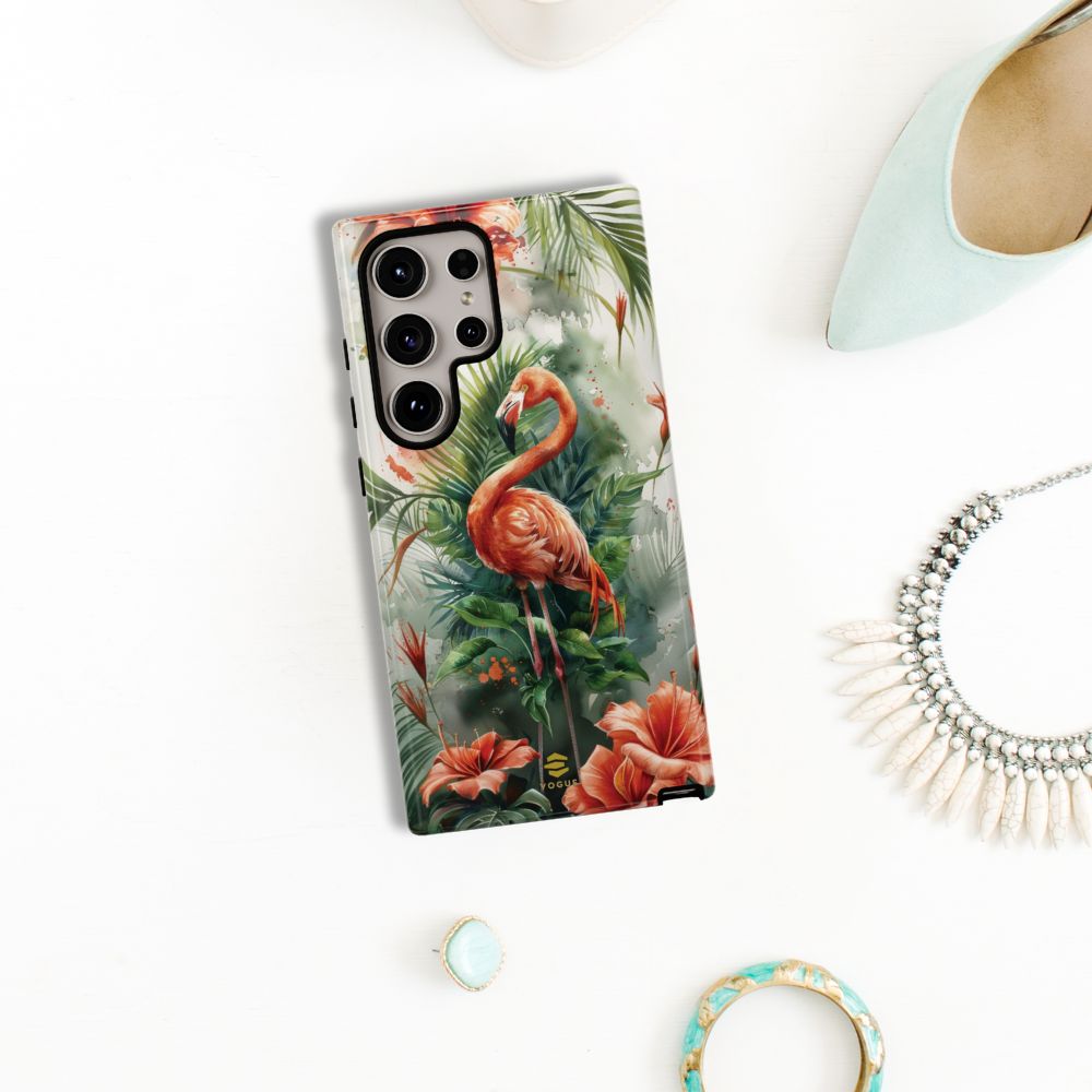 Flamingo Art Phone Case Samsung Galaxy