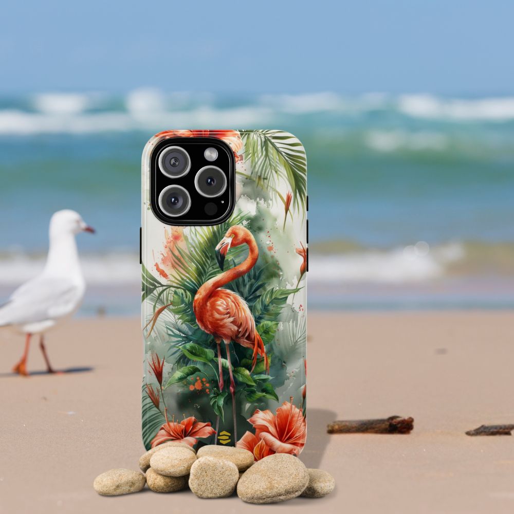 Flamingo Art Phone Case iPhone