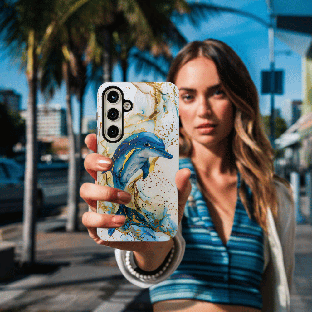 Custom Dolphin Phone Case