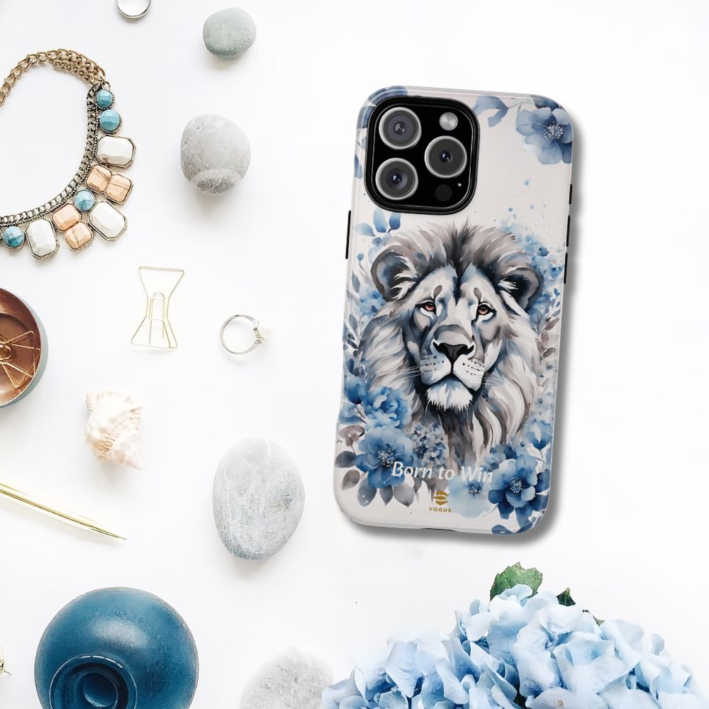 Lion Born to Win iPhone Tough Phone Case