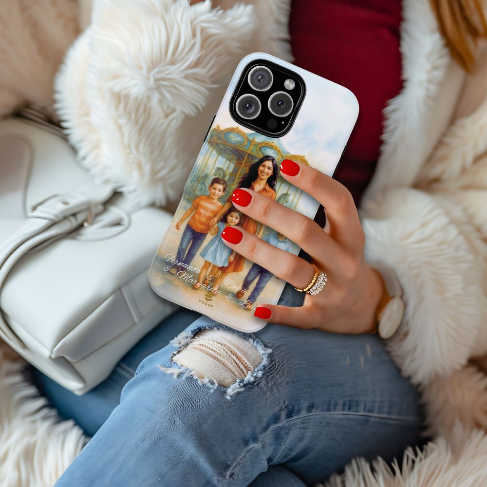 Custom Fun Family Day Phone Case for iPhone