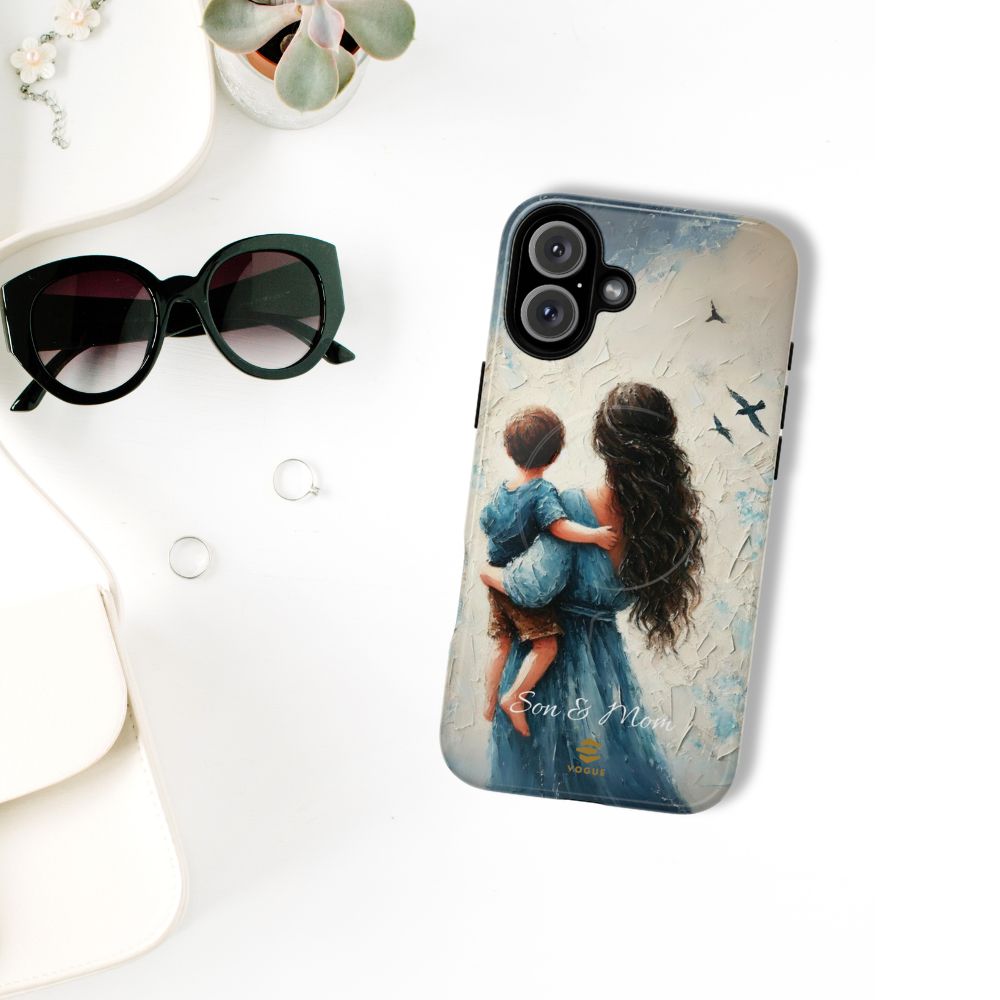 Custom Son & Mom Magsafe Phone Case