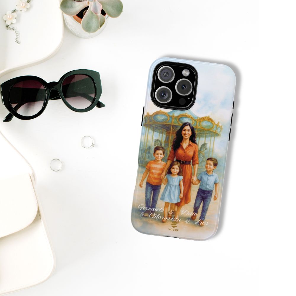 Custom Fun Family Day Phone Case for iPhone