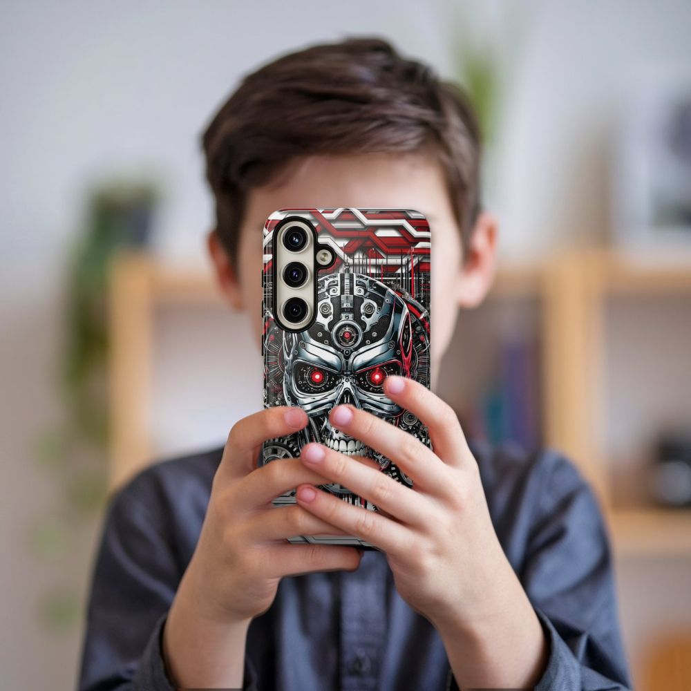 Robotic Design Samsung Galaxy Tough Phone Case