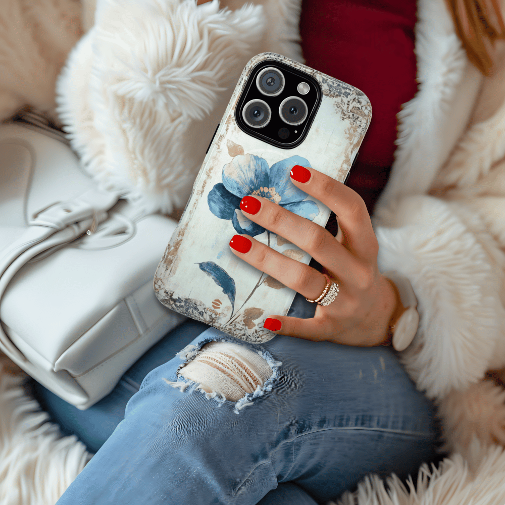 Vintage Flower iPhone Case