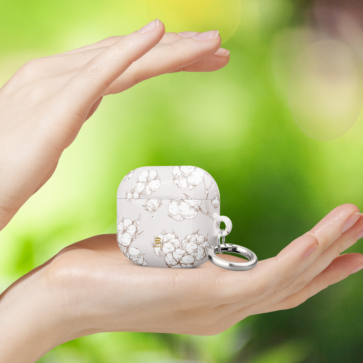 Fundas para AirPods con diseño de campo de algodón