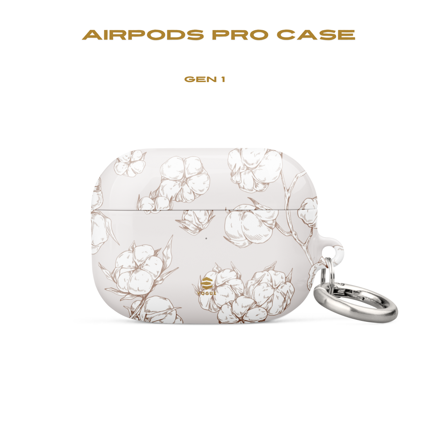 Fundas para AirPods con diseño de campo de algodón