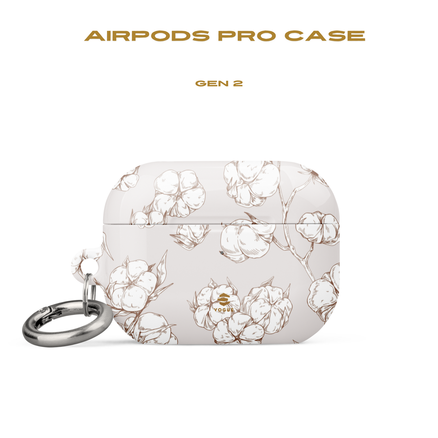 Fundas para AirPods con diseño de campo de algodón