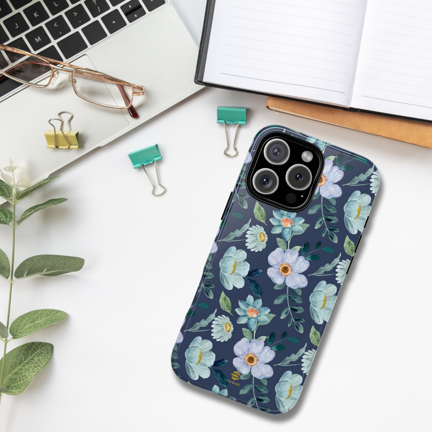 Funda para iPhone con diseño de flor de medianoche