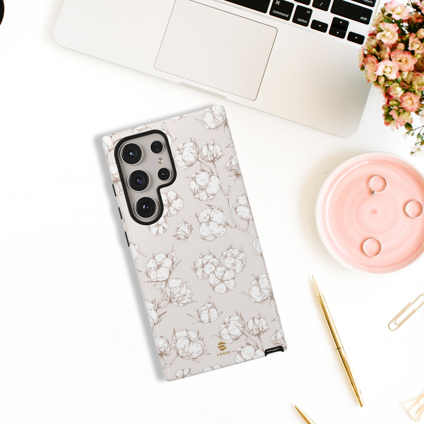 Funda para Samsung con diseño de campo de algodón