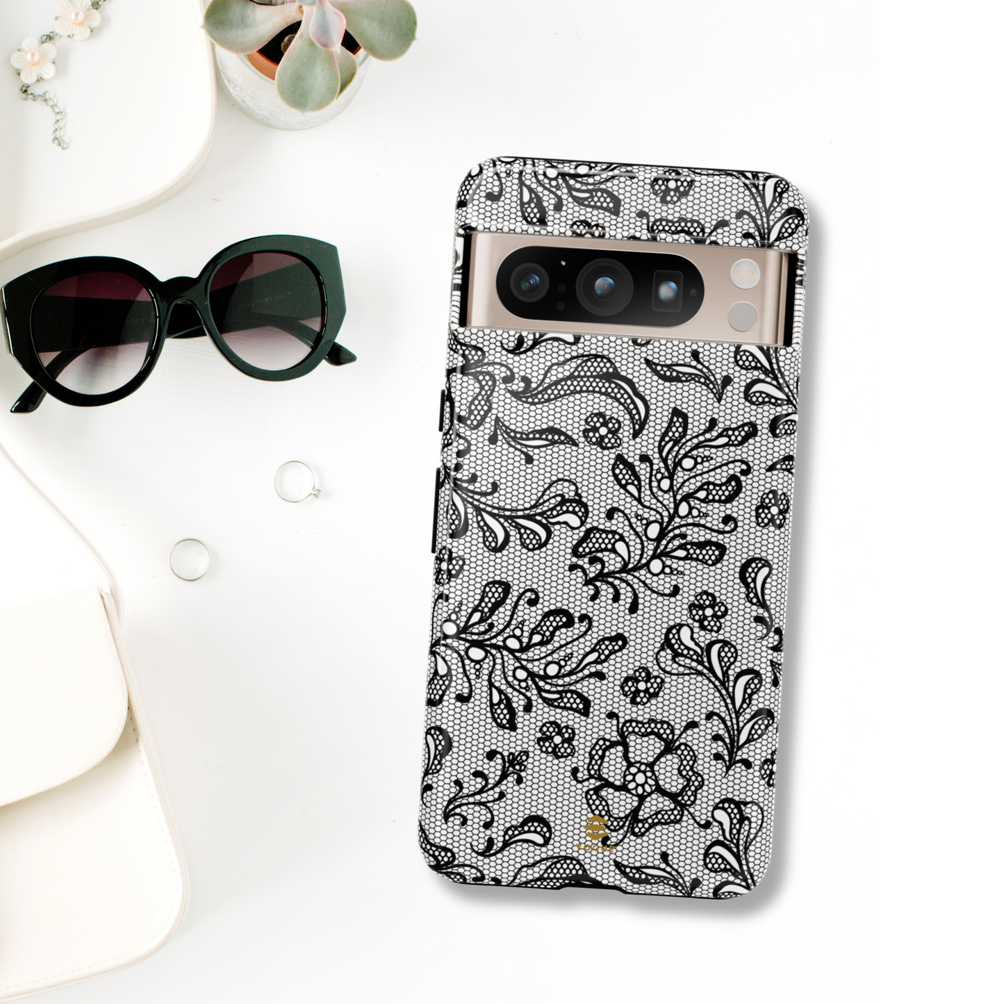 Funda de Google Lace Noir
