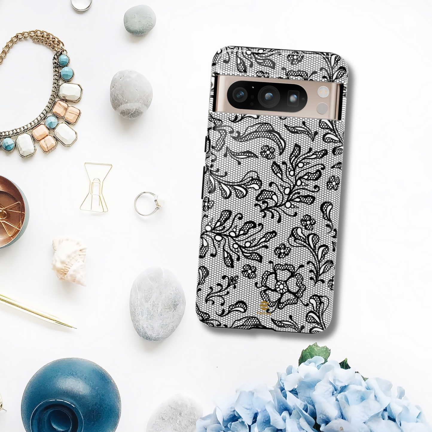 Funda de Google Lace Noir