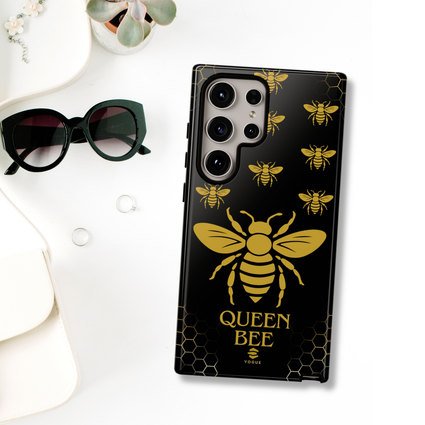 Funda para Samsung con diseño de abeja reina