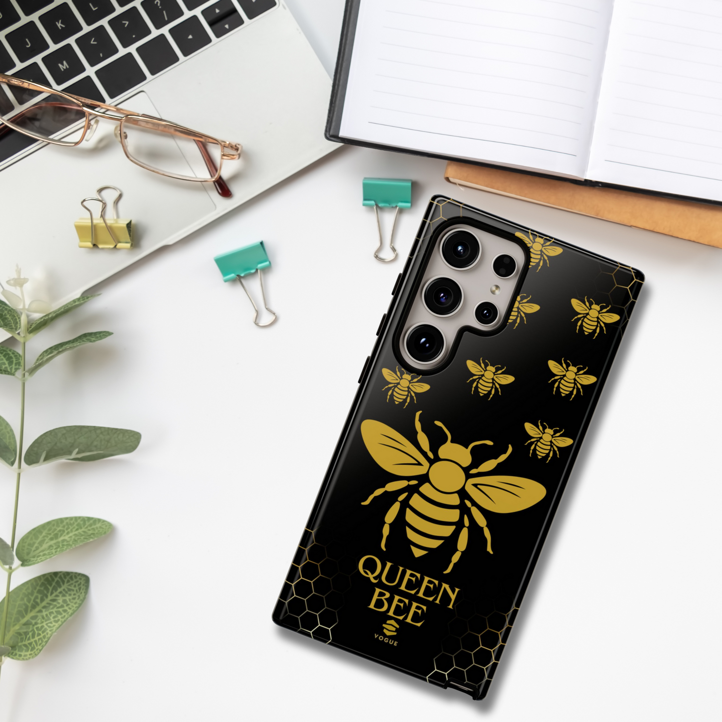 Funda para Samsung con diseño de abeja reina