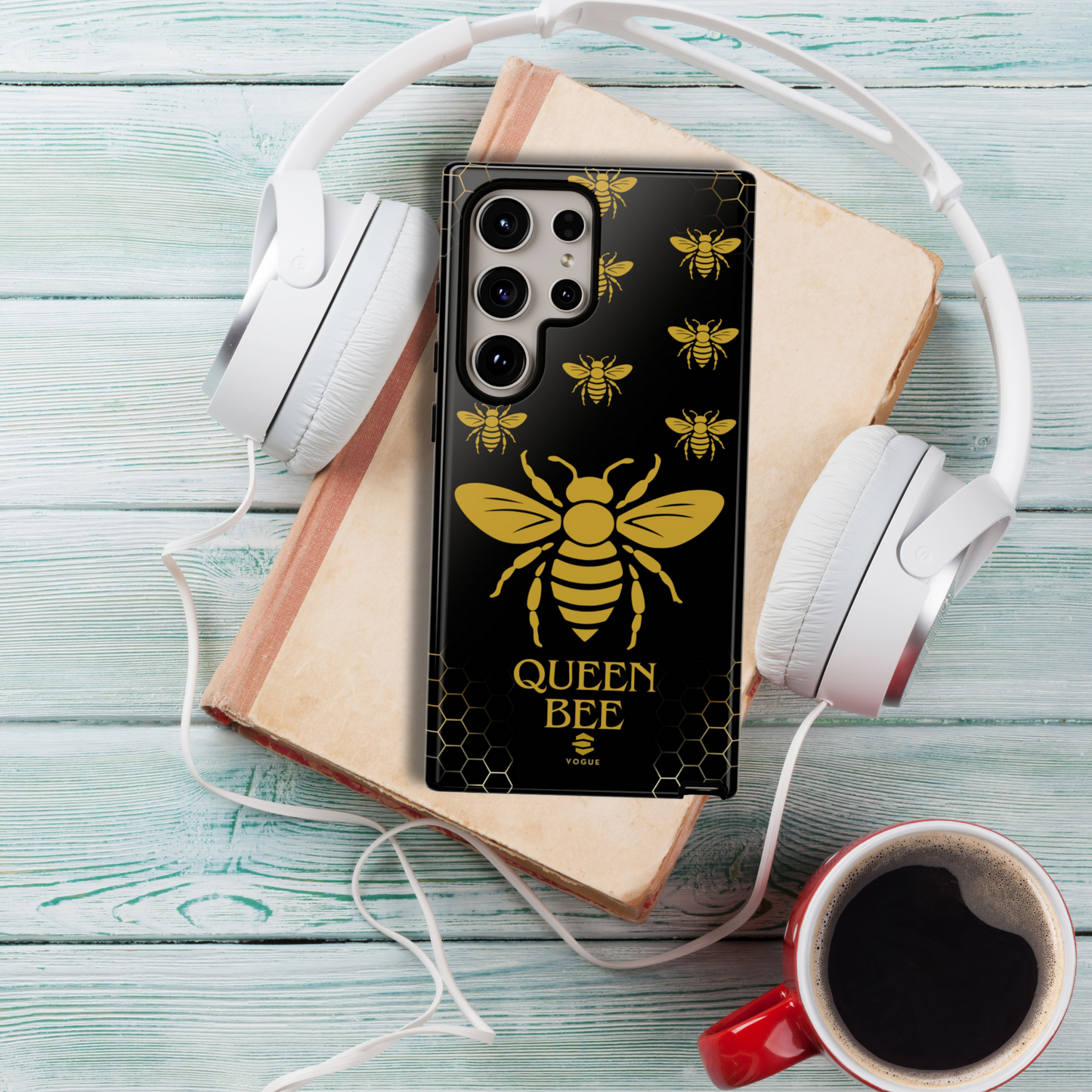 Funda para Samsung con diseño de abeja reina
