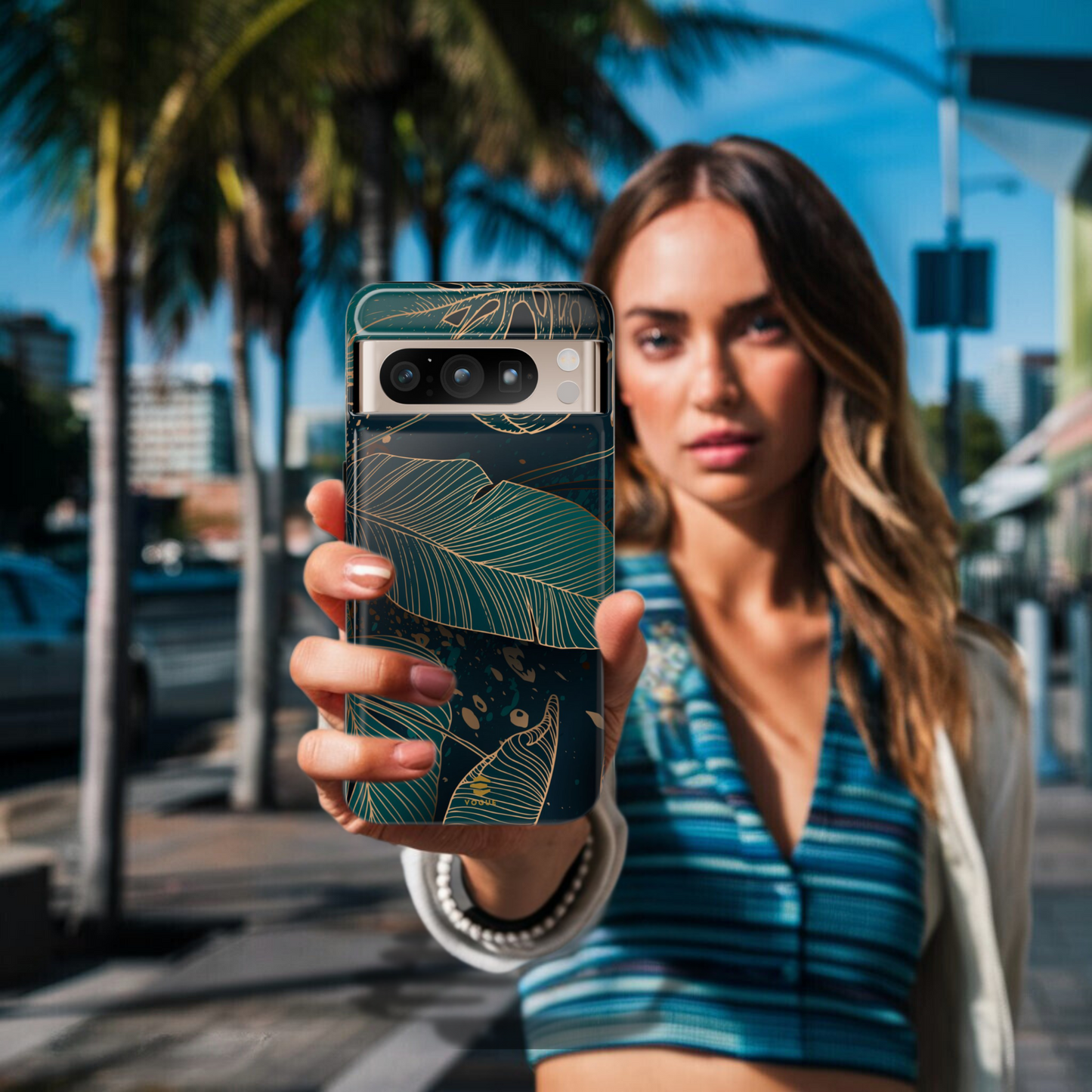 Robuste Handyhülle „Golden Jungle“ für Google Pixel