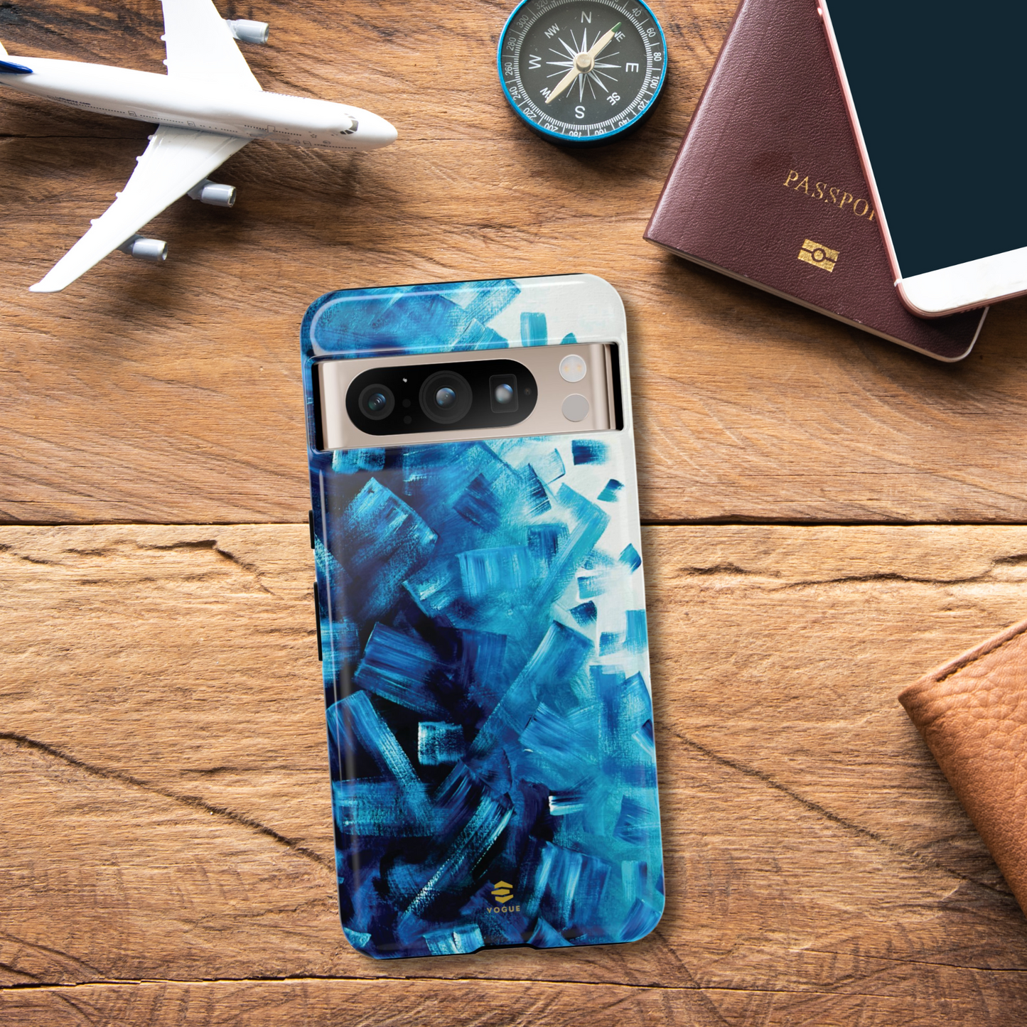 Ocean Wave Google Case Blue