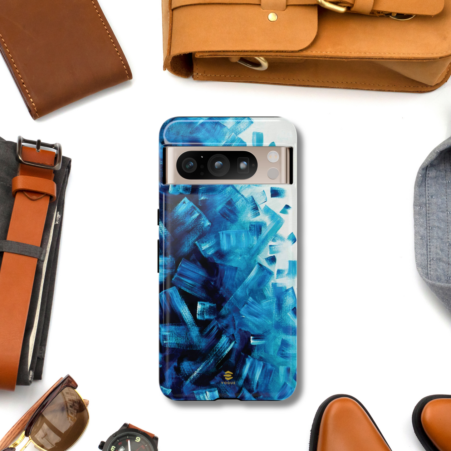 Ocean Wave Google Case Blue