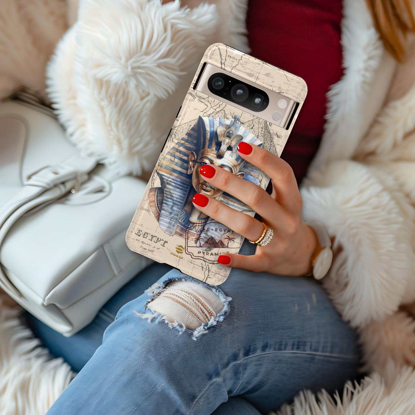 Ägyptischer Pharao Google Pixel Hülle