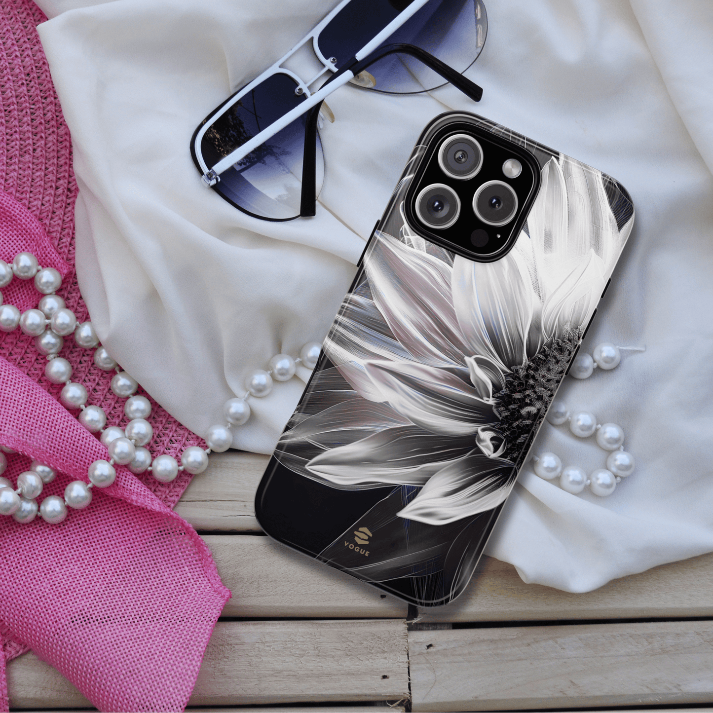 Moonlight Sunflower iPhone Tough Case