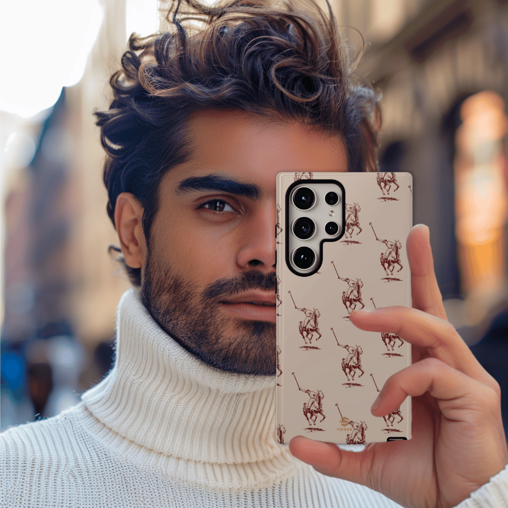 Polo Player Brown Samsung Case