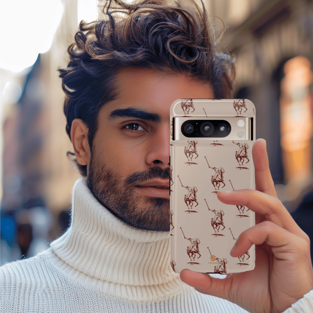 Polo Player Brown Google Pixel Case