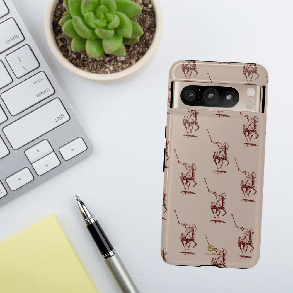 Polo Player Brown Google Pixel Case