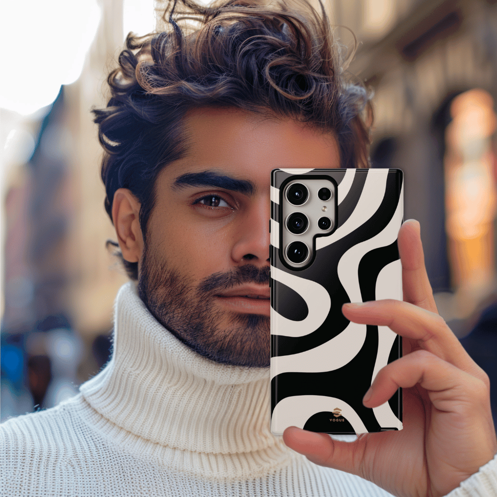 Black Swirl Samsung Galaxy Case