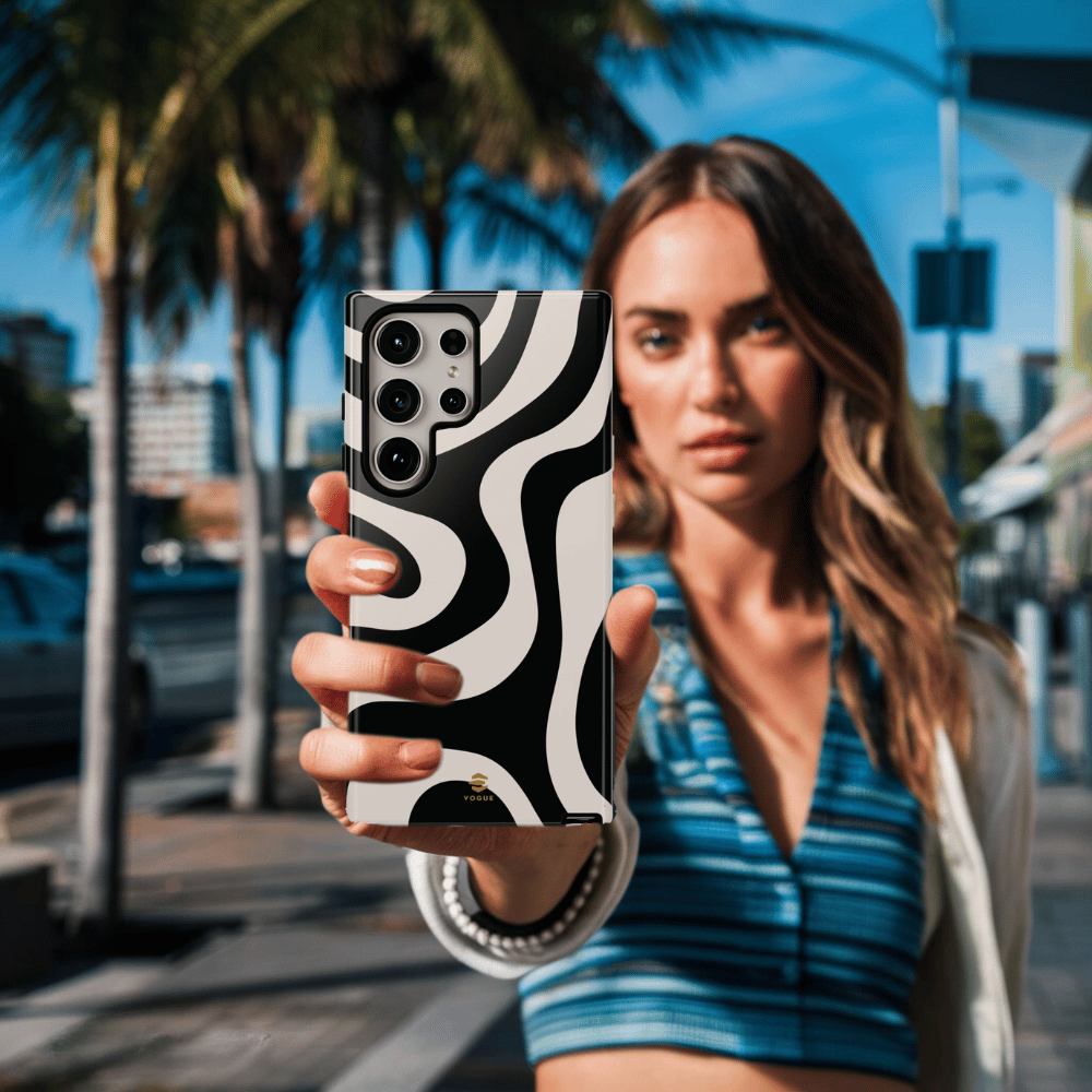 Black Swirl Samsung Galaxy Case