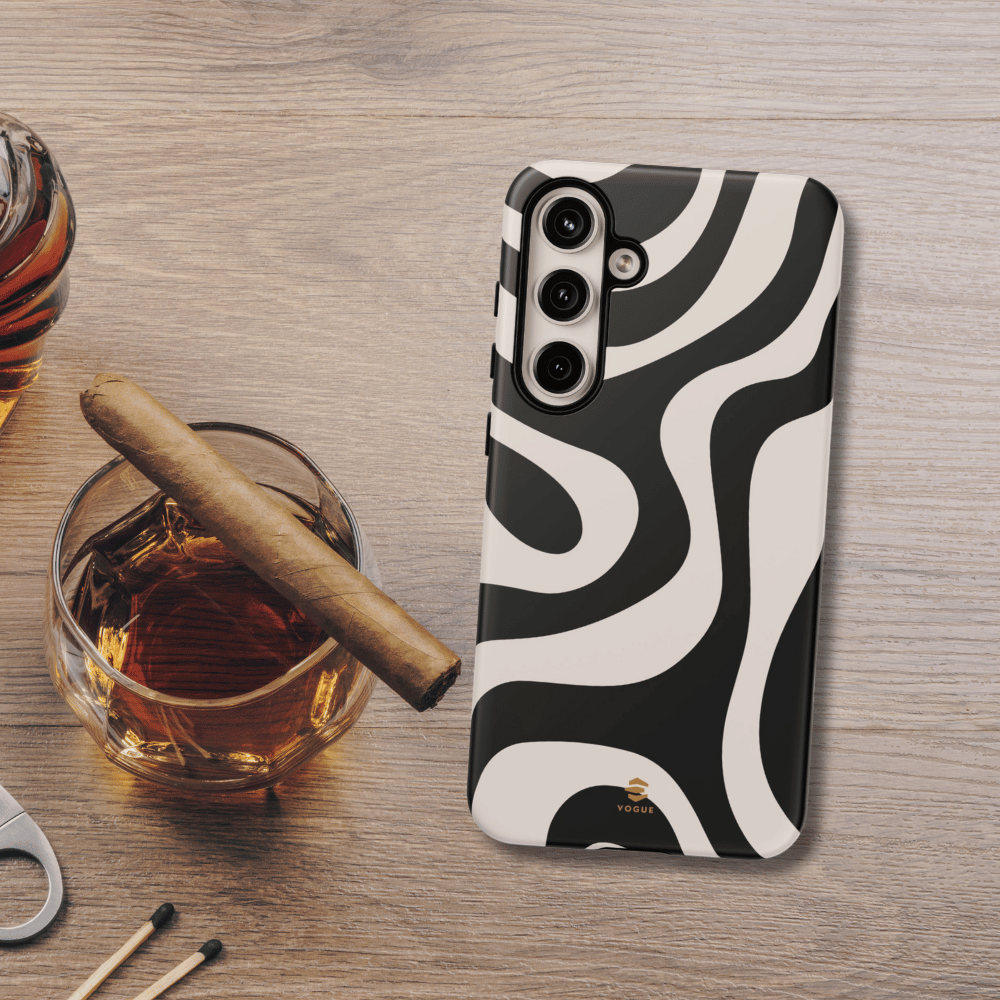 Black Swirl Samsung Galaxy Case