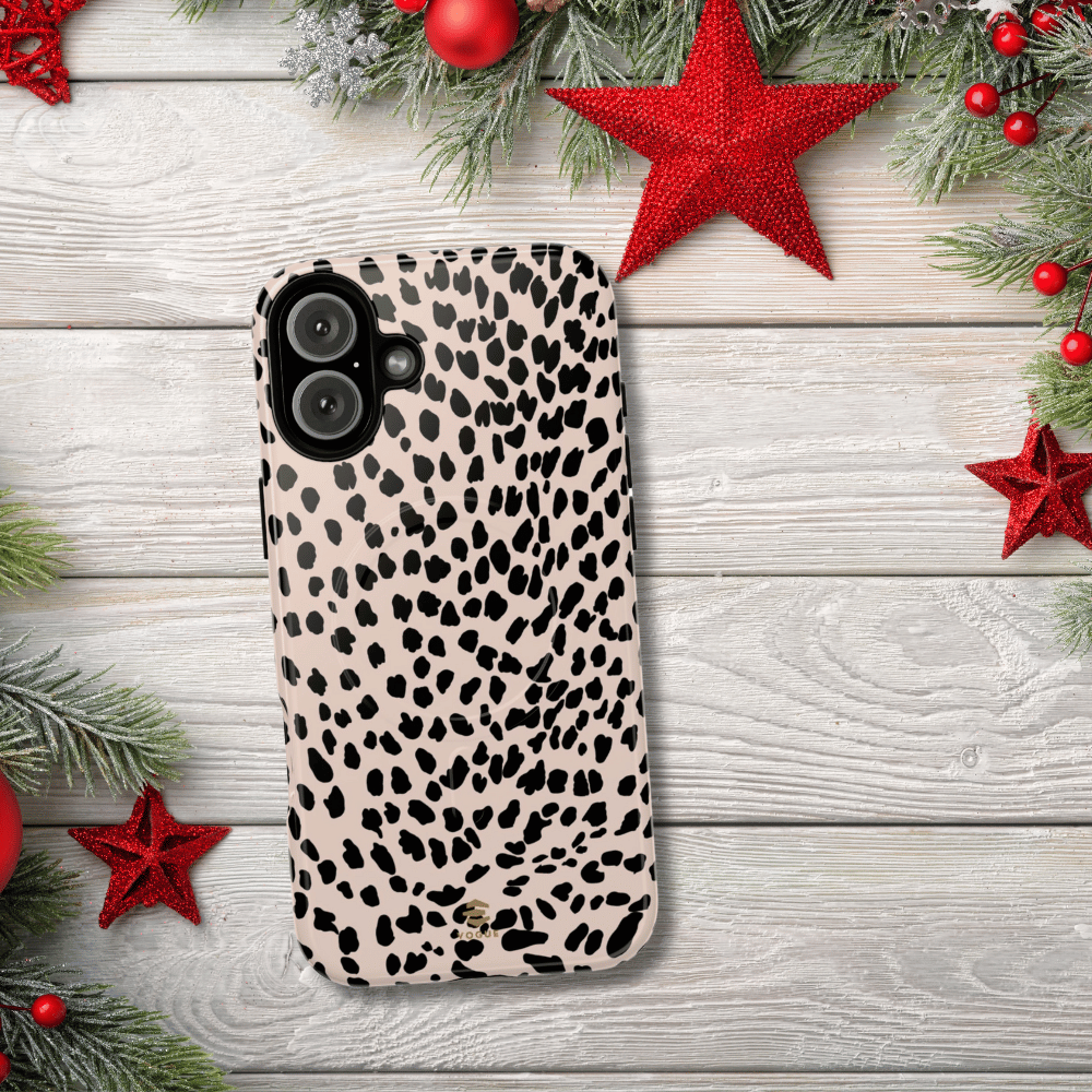 Beige Animal Print MagSafe iPhone Case