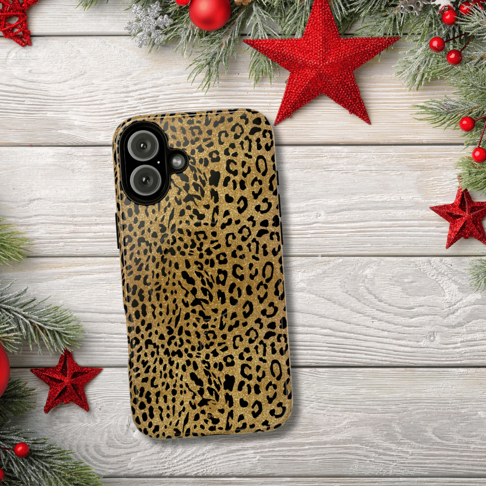 Gold Leopard MagSafe iPhone Case