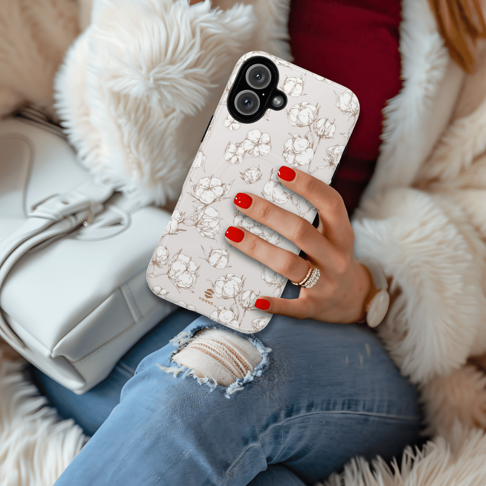 Cotton Field MagSafe iPhone Case