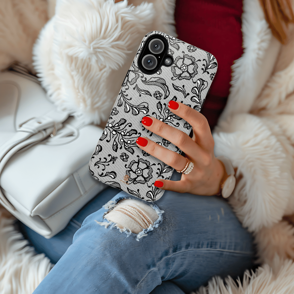 Lace Noir MagSafe iPhone Case