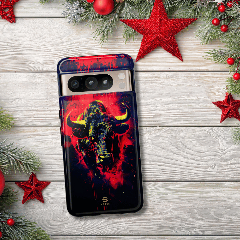 Bull Navy Google Pixel Tough Case