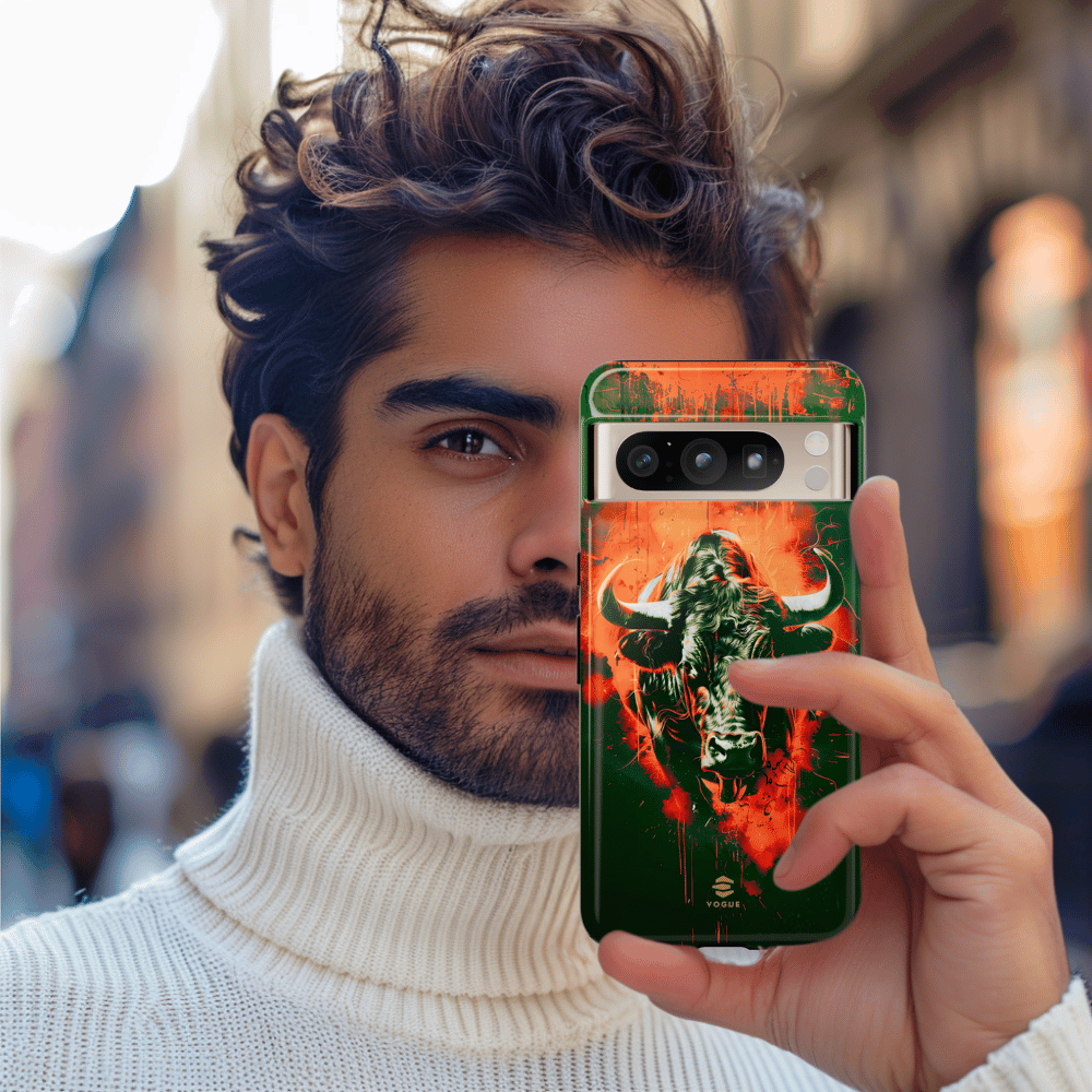 Green Bull Google Pixel Tough Case