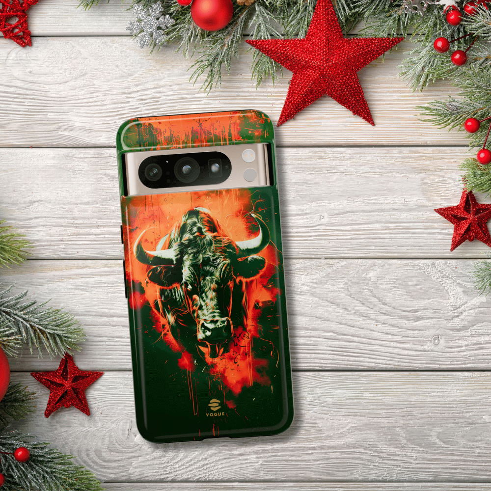 Green Bull Google Pixel Tough Case