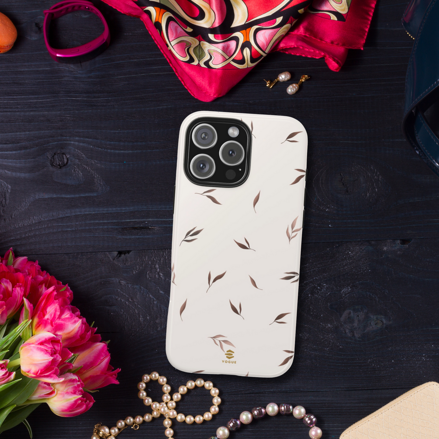 Beige Serenity iPhone Tough Case