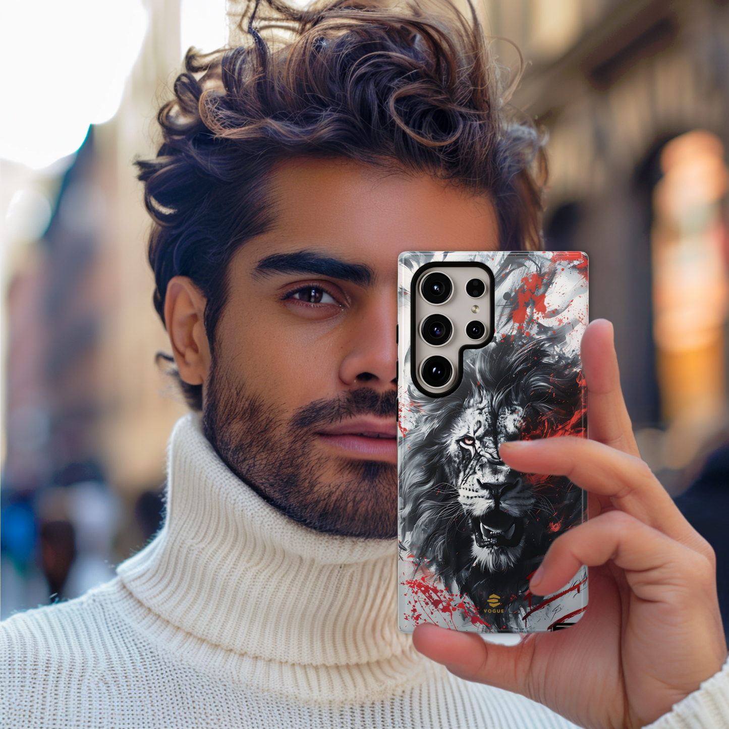 Funda Samsung con diseño de tigre