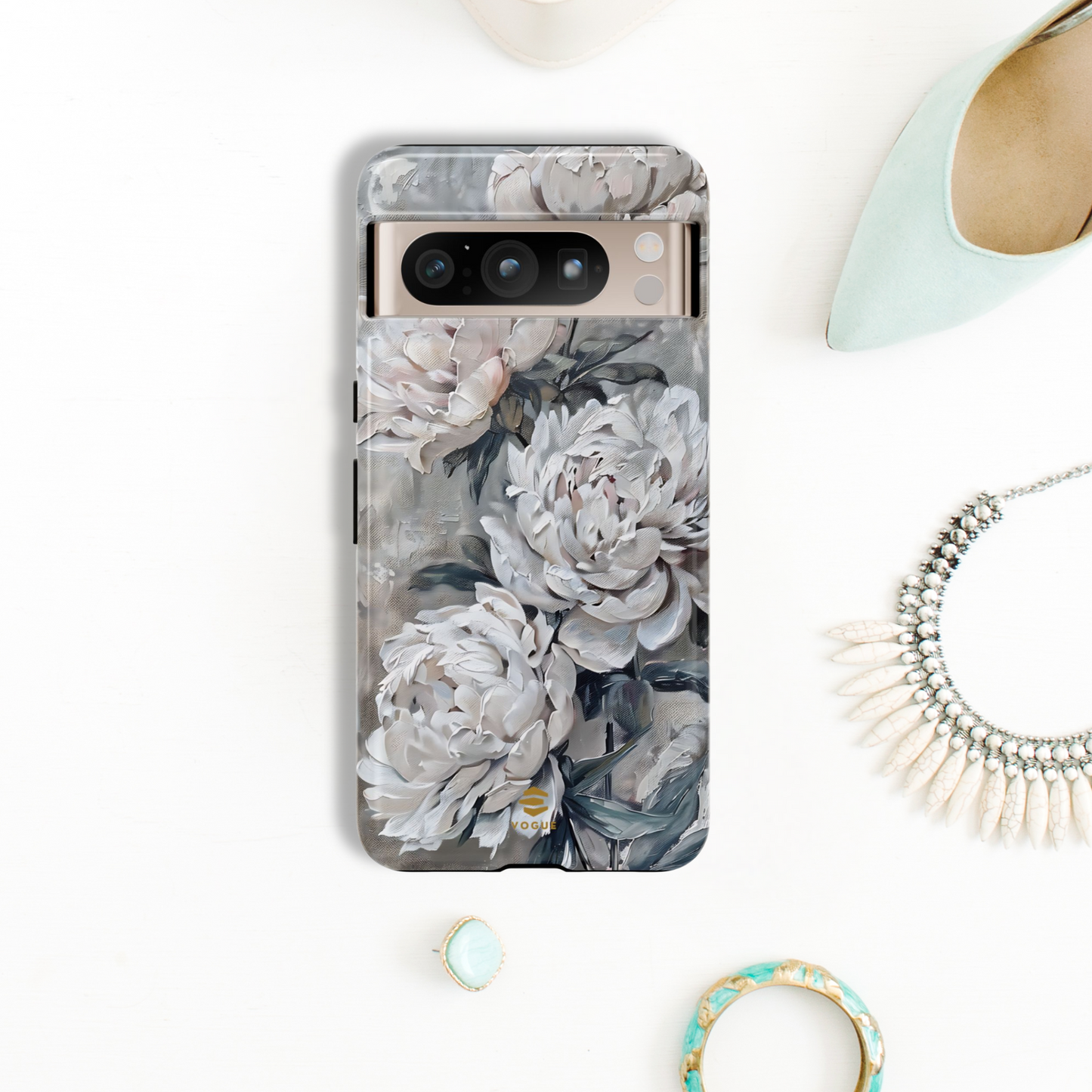 Peony Painting Google Pixel Case