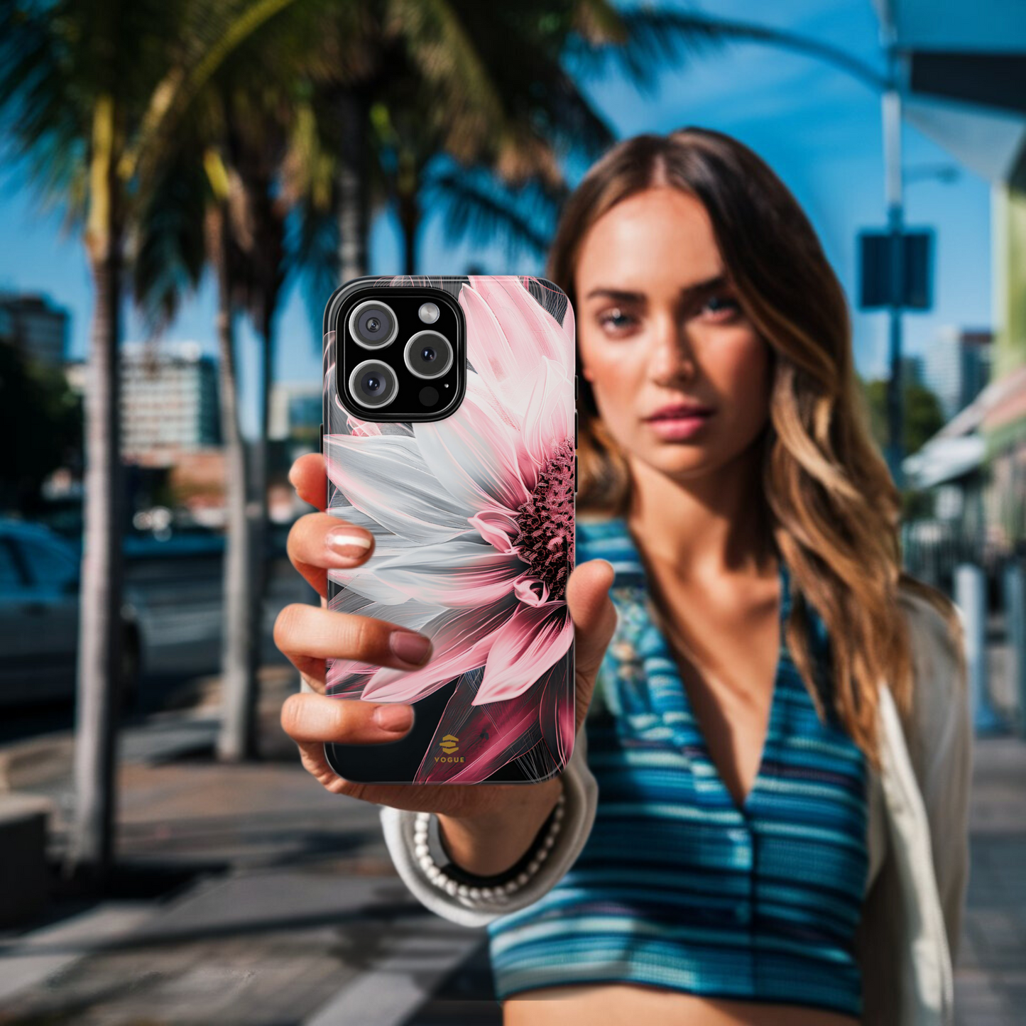 Pink Sunflower Samsung Tough Case