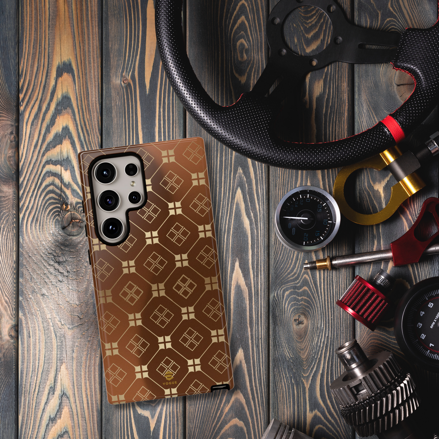 Funda Samsung con diseño de caballero